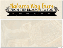 Tablet Screenshot of natureswayfarm.com